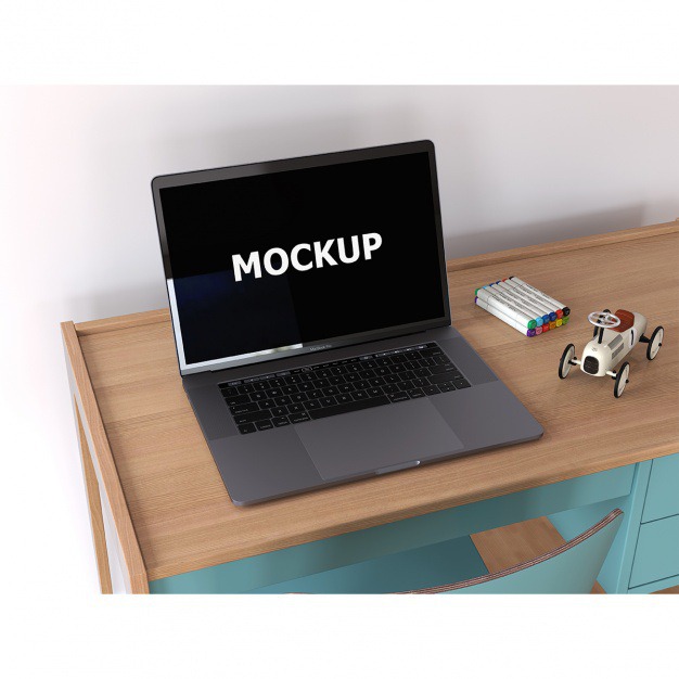 Laptop mockup on desk Free Psd. See more inspiration related to Mockup, Technology, Computer, Mobile, Laptop, Work, Web, Digital, Mock up, Desk, Modern, Tech, Open, Keyboard, Electronic, Macbook, Up, Equipment, Mock and Portable on Freepik.