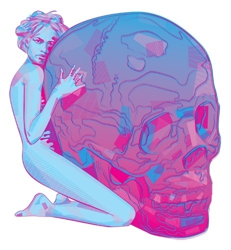 cherish.jpg 462×500 pixels #illustration #murtagh #joe #skull