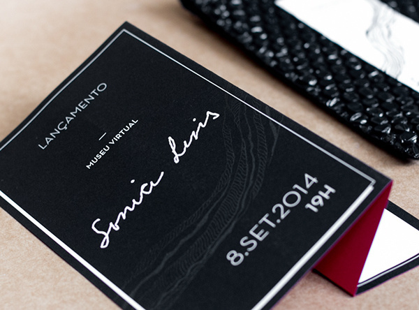 SONIA LINS on Behance #invitation
