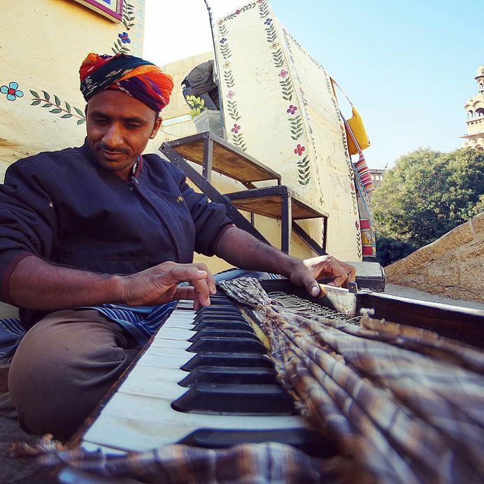 Philip Joseph on Instagram: “A folk singer. #rajasthan #india #vacation #folksinger #sony #wideangle #photography #tourist #location” • Instagram