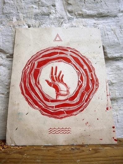 Untitled | Flickr - Photo Sharing! #print #illustration #amose #circle #hand