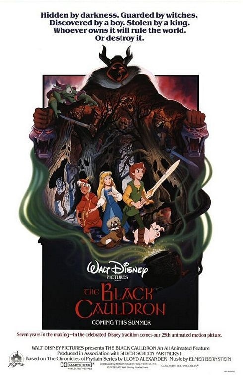 The Black Cauldron Movie Poster #movie #disney #cult #evil #dark #movieposter