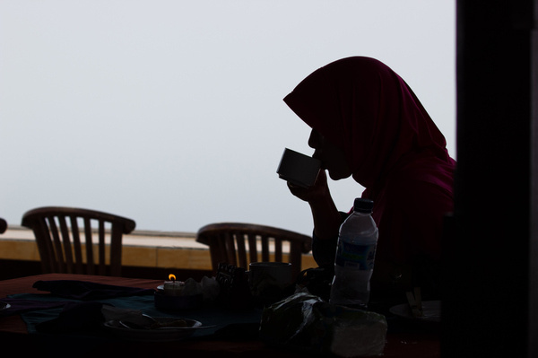 Silhouette Dining #dining #infected #infectedgallery #free #photography #tea #time #lady