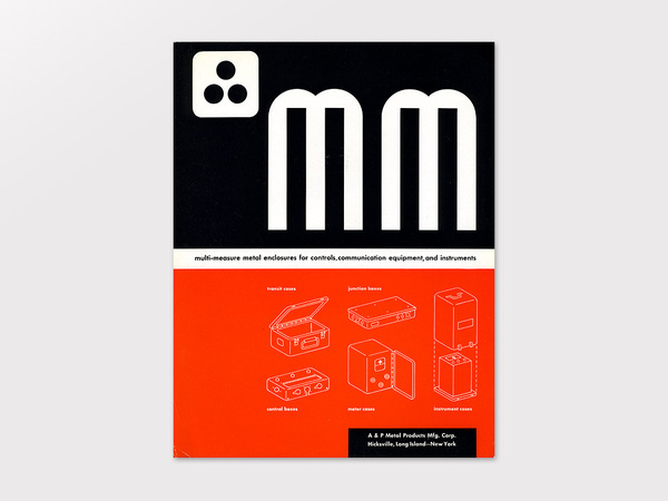Display | Ladislav Sutnar Multi Measure Metal Enclosures Catalog | Collection #ladislav