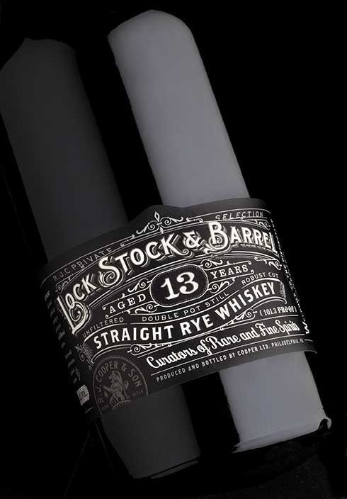 Lock Stock & Barrel on Behance #packaging #wine #typography