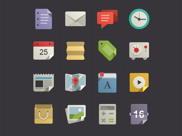 Flat icons #icons