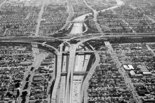 Aufschnitt/ #aerial #los #freeway #image #angeles