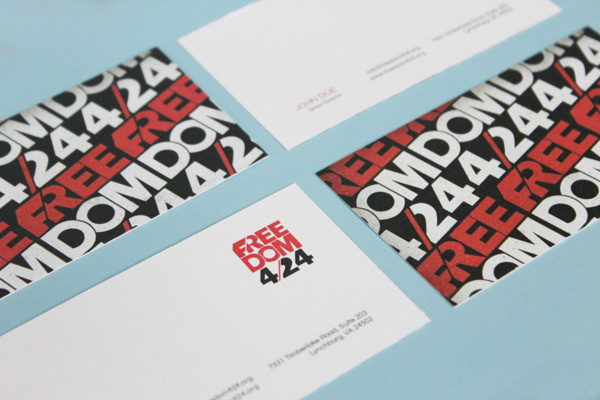 Freedom 424 Rebranding #business #branding #card #print #design #424 #rebranding #freedom #logo