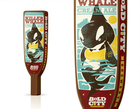 Killer Whale Cream Ale #packaging #beer #label #bottle
