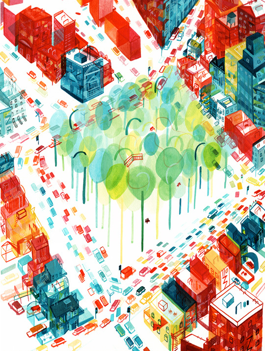 Mugluck_04 #city #illustration #paintingm #painting #street