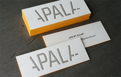 Edge Painting Can Make Your Business Cards Pop Up | Best Business Cards #technique #edge #business #stationary #print #paint #colour #cards