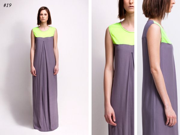 asu aksu / collections / ss2012 borderline no 19 #asu #white #collection #aksu #borderline #grey #summer #fashion #neon