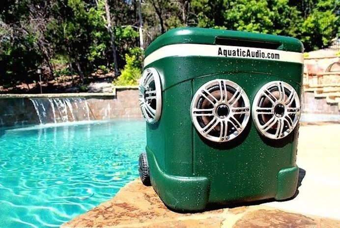 Radio Cooler by Aquatic Audio #tech #flow #gadget #gift #ideas #cool