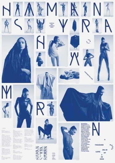 Website of Berlin-based graphic designer Tobias Röttger #type #blue #poster
