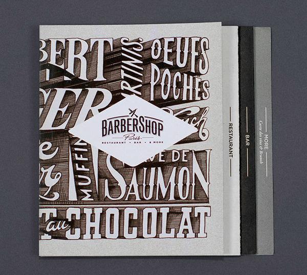 Barbershop Paris #extruded #typography
