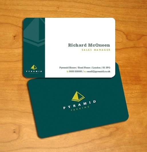 Pyramid Packing, London – Business Cards | UK Logo Design #cards #business