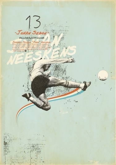 Sucker for Soccer on the Behance Network #print #design #graphic