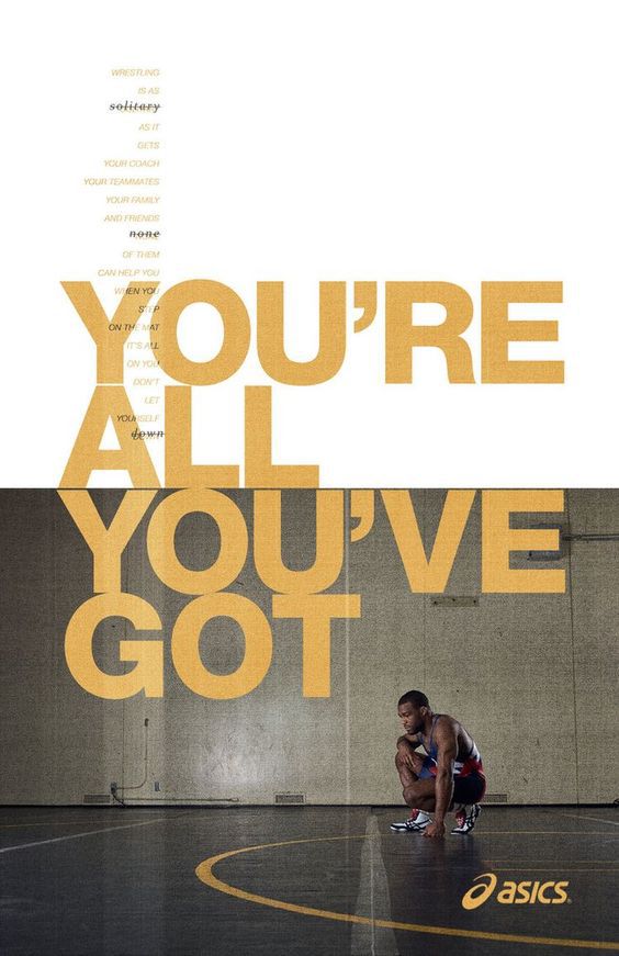 You’re all you’ve got