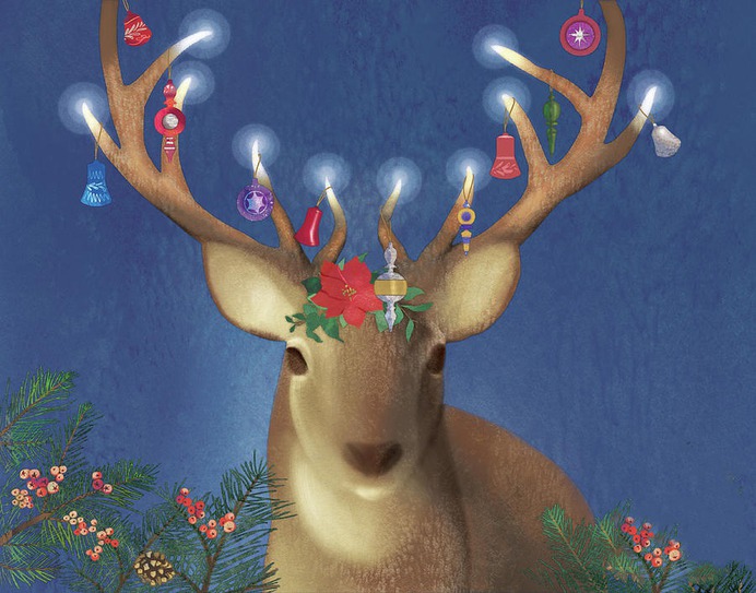 christmas paint by number & step by step easy christmas paintings #painting