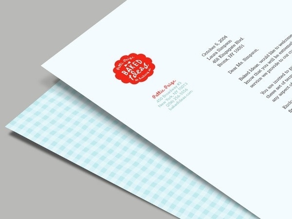 Baked Ideas on the Behance Network #form #red #branding #packaging #book #website #identity #vintage #logo #web