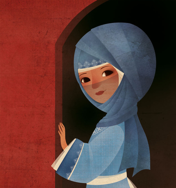 Gaia Bordicchia, Image from Tartarin #illustration #color #foreign #hood
