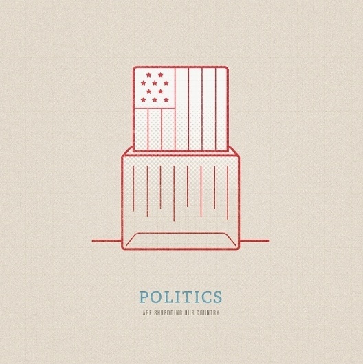 All sizes | Shredding America | Flickr - Photo Sharing! #illustration #spot