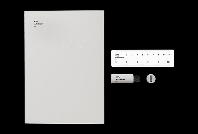 Ã…WL Arkitekter by Henrik Nygren #stationary #brand design #branding #letterhead