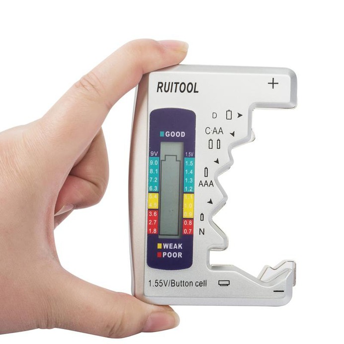 Mini Digital Battery Capacity Tester - Shop For Gamers