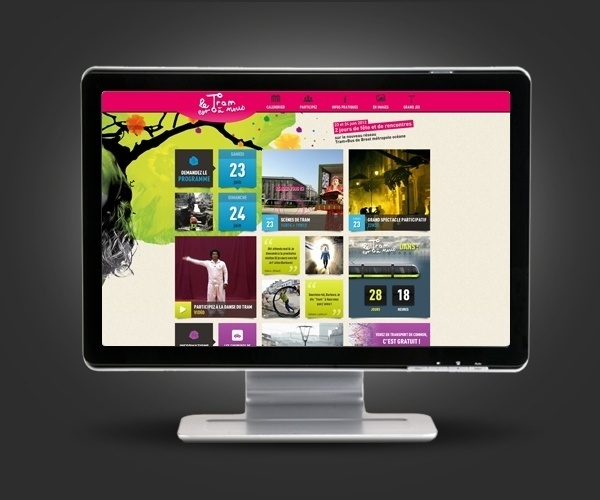 Le Tram est Ã nous (Tramway de Brest) on Web Design Served #web