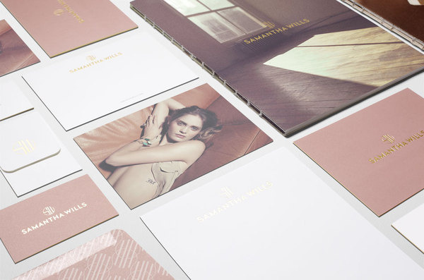 Fabio Ongarato Design Samantha Wills Identity #wills #fabio #identity #collateral #samantha #ongarato