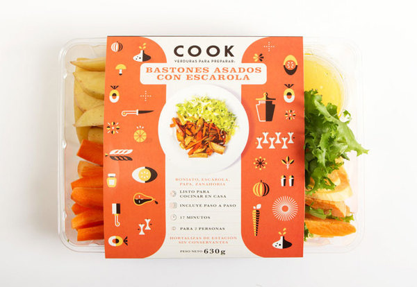 Packaging example #352: Cook #packaging #food