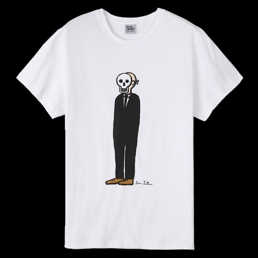 Jean Jullien's online portfolio: PLAC JEANS 2 #illustration #shirt