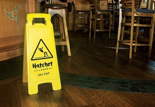 JenniferHicks.ca - Hatchet Lager #creative #hicks #advertising #jennifer #hatchet #lager