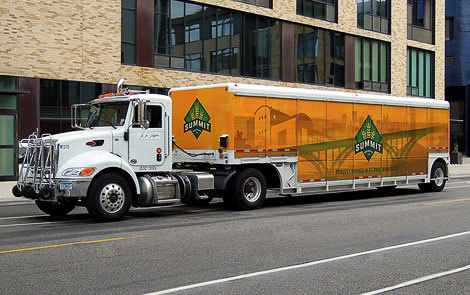 Summit Brewing Truck #beer #display