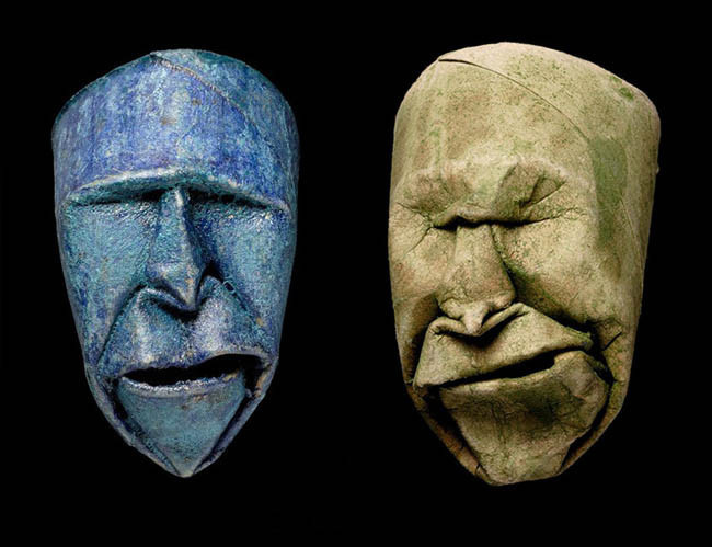 Futuristic Toilet Paper Roll Faces by Junior Fritz Jacquet