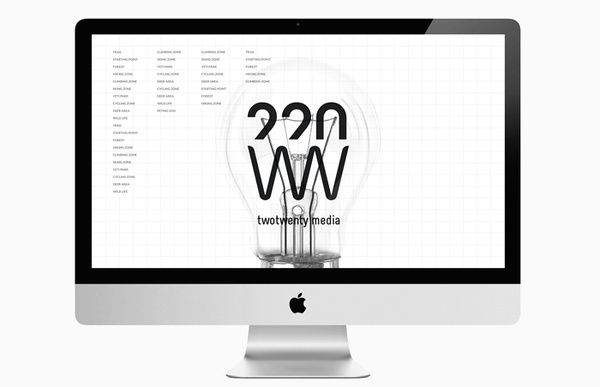 220 media - Radium - Portfolio by Cosmin Capitanu #simplicity #design #web #minimalism