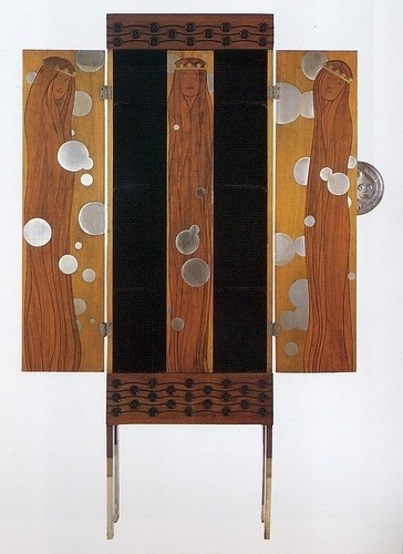 Beautiful Century: Koloman Moser, Armoire, 1900 #1900 #vienna #furniture #art #moser #koloman #armoire #secession