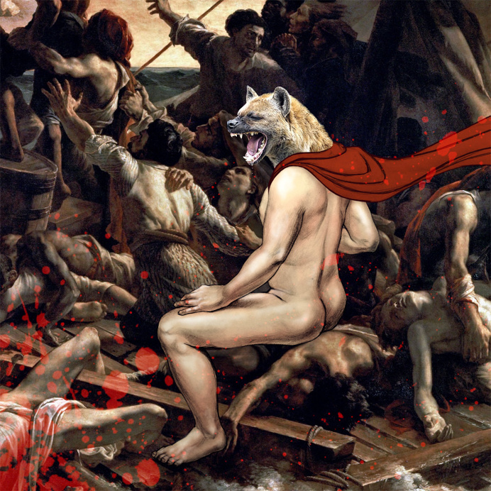 Spirit Animals Series - Hunger www.zhenvision.com #figuredrawing #Hyena #300 #Raft of Medusa