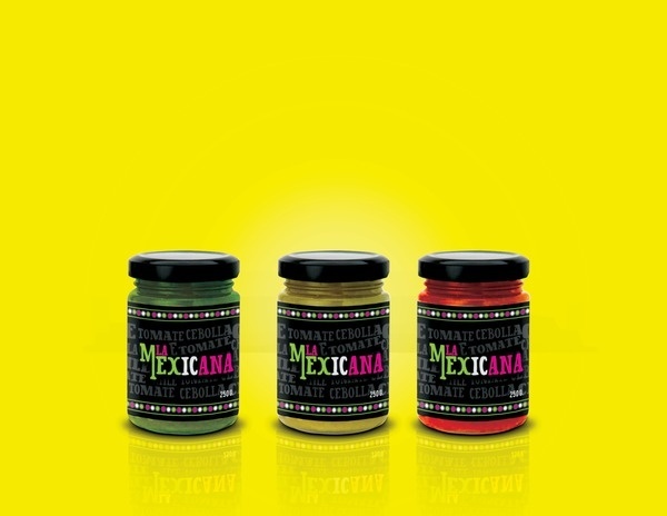 LA MEXICANA HOT SAUCE on Behance #branding #packaging #label #bottles #logo