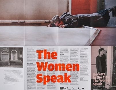 Design Programme by Jura Afanasjevs #design #poster #programme #theatre #urbend #beckett #folded