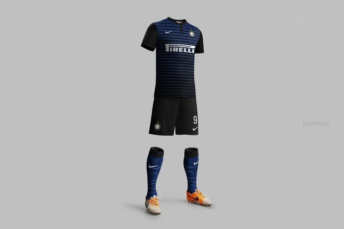 Internazionale Milano Kit 2015, Home #stripes #milano #soccer #inter #nike #kit #football #milan #jersey