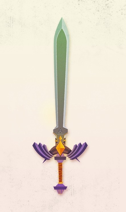 Master Sword - Rogie #fantasy #vector #weapon #sword #illustration #magic