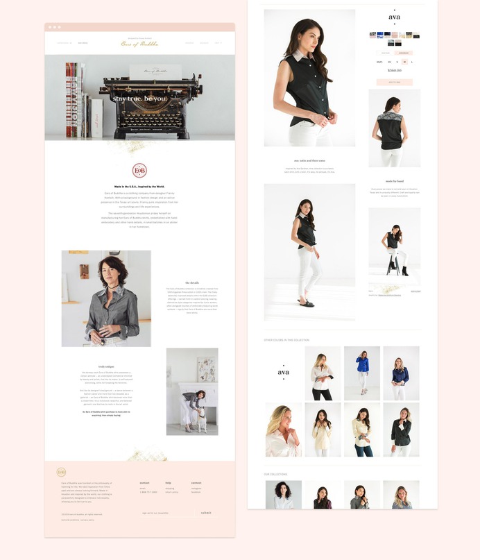 Houston Website Design - Ears of Buddha #webdesign #houston