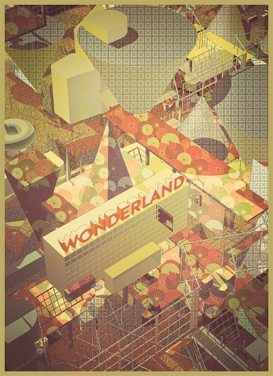 game zone on the Behance Network #abstract #city #landscape #illustration #zone #game