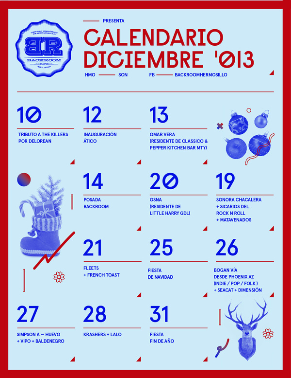 Calendario #flyer