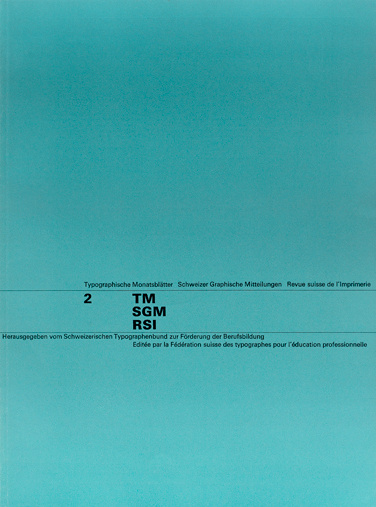 Cover from 1963 Typographische Monatsblätter issue 2 #berman #grids #design #cover #felix #typography