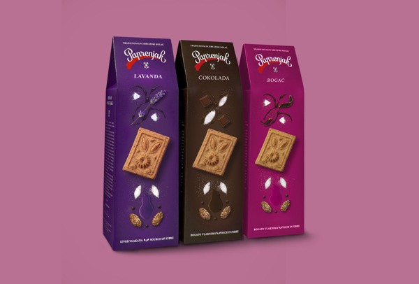 Paprenjak on Behance #pepper #croatia #branding #redesign #packaging #design #color #cookie #food #bake #christmas #ornament #rebranding #biscuit