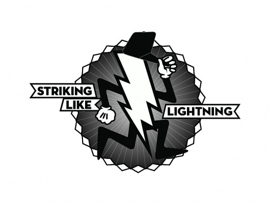 Striking like lightning : ROCKWELL CREATIVE PROJECTS #creative #vector #rockwell #design #graphic #lightning #la #scott