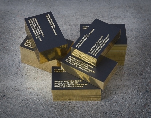 Markus Moström Design: Hi-res Images | September Industry #foiling #cards #business #stationery
