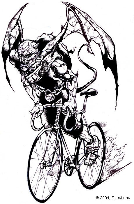 art.skid.700.jpg 461×700 pixels #devil #demon #bike
